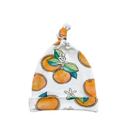 Florida Kid Co. Orange Blossom Newborn Knotted Gown & Hat Set