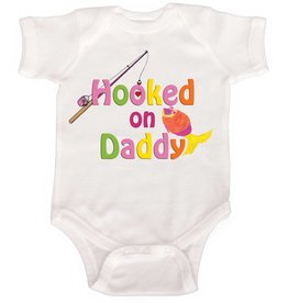 Hooked on Daddy (girl) Onesie