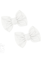 MINI ANNE EURO KNOT BOWS W/ CLIP - 2 pk