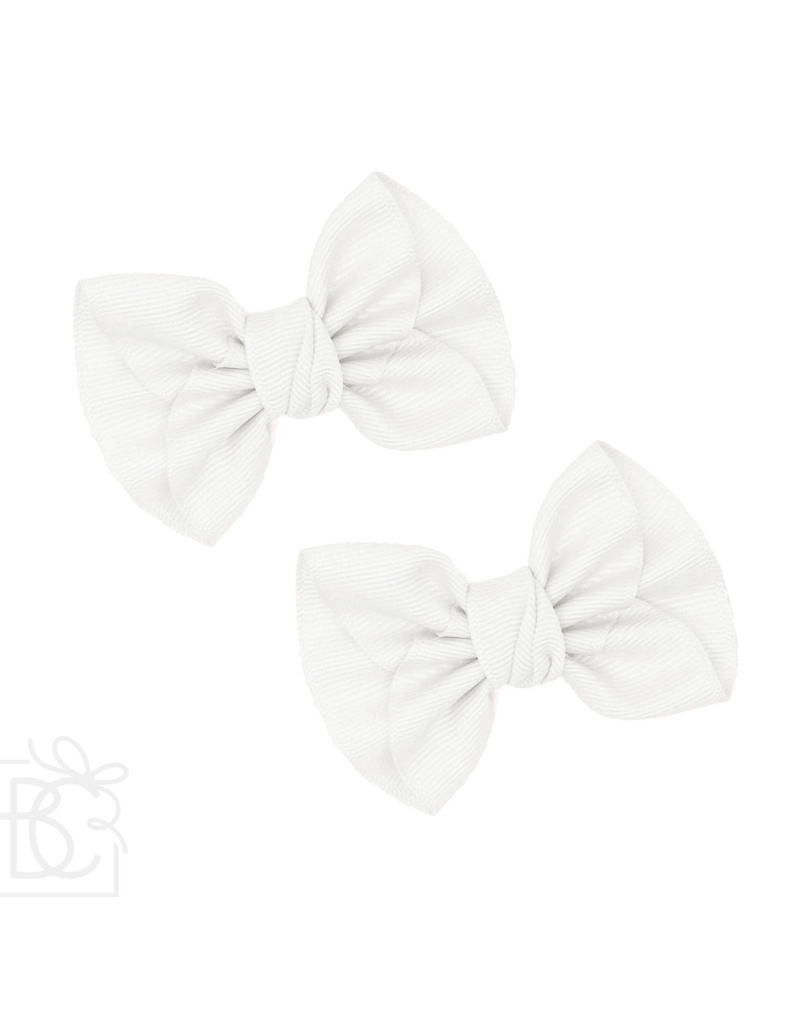 MINI ANNE EURO KNOT BOWS W/ CLIP - 2 pk