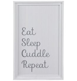 Eat, Sleep, Cuddle Repeat Wall Decor