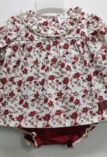 Cinnamon Floral Dress & Bloomer Set