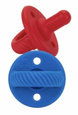 Itzy Ritzy Pacifier Set - Hero Red + Hero Blue Cables