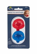 Itzy Ritzy Pacifier Set - Hero Red + Hero Blue Cables