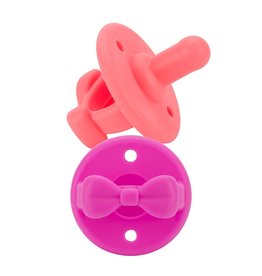 Itzy Ritzy Pacifier Set - Guava & Dragon Fruit