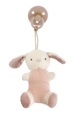 Itzy Ritzy Bitzy Pal Bunny Natural Rubber Paci & Stuffed Animal
