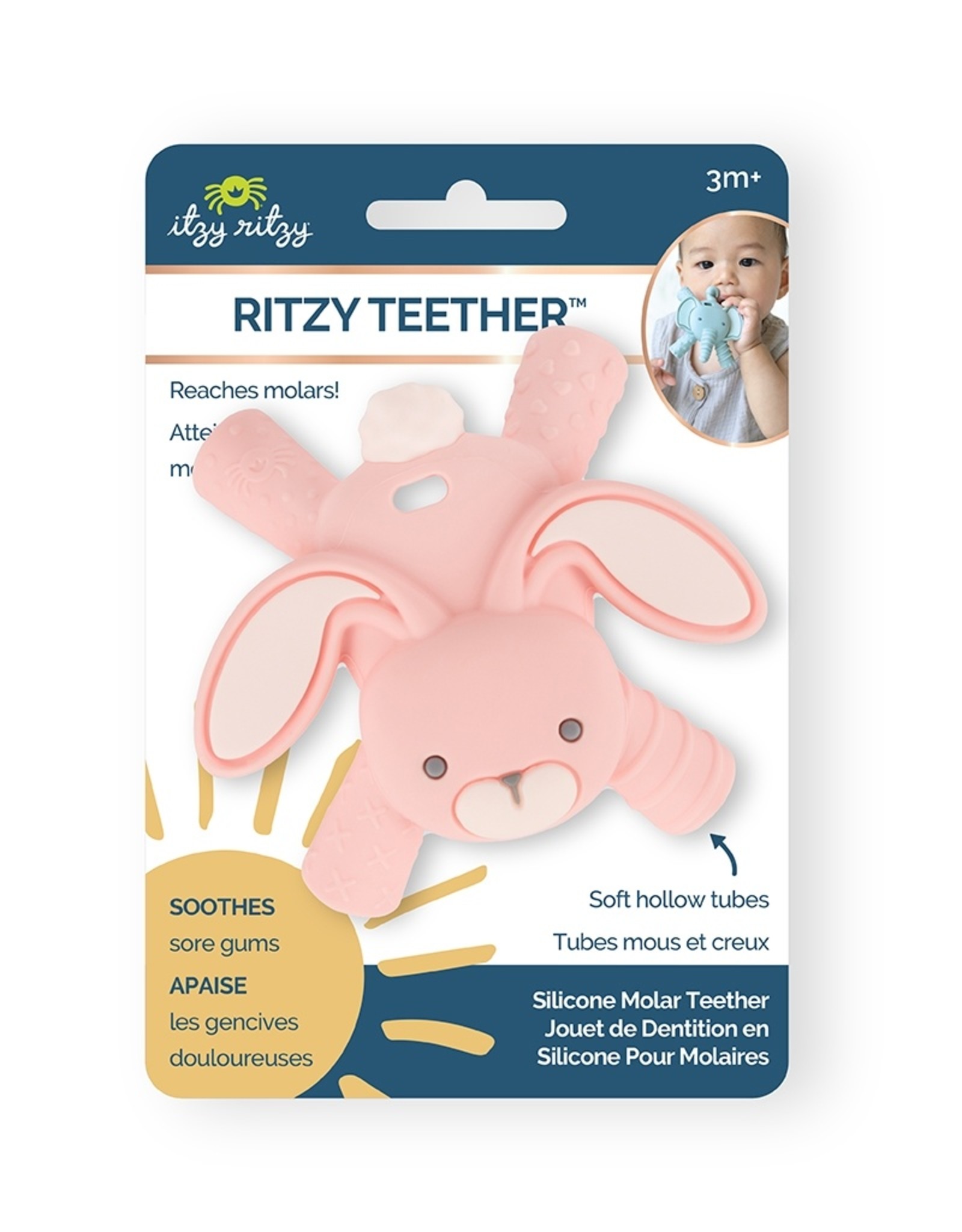 Itzy Ritzy Ritzy Teether Bunny Molar Teether