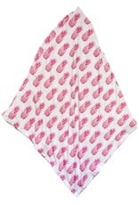 Florida Kid Co. Pink Pineapple Knit Swaddle Blanket