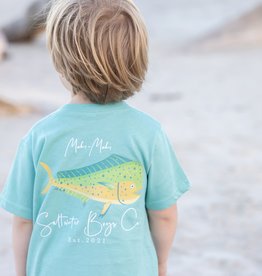 Saltwater Boys Co. Mahi Mahi s/s Tee in Saltwater size 6/8