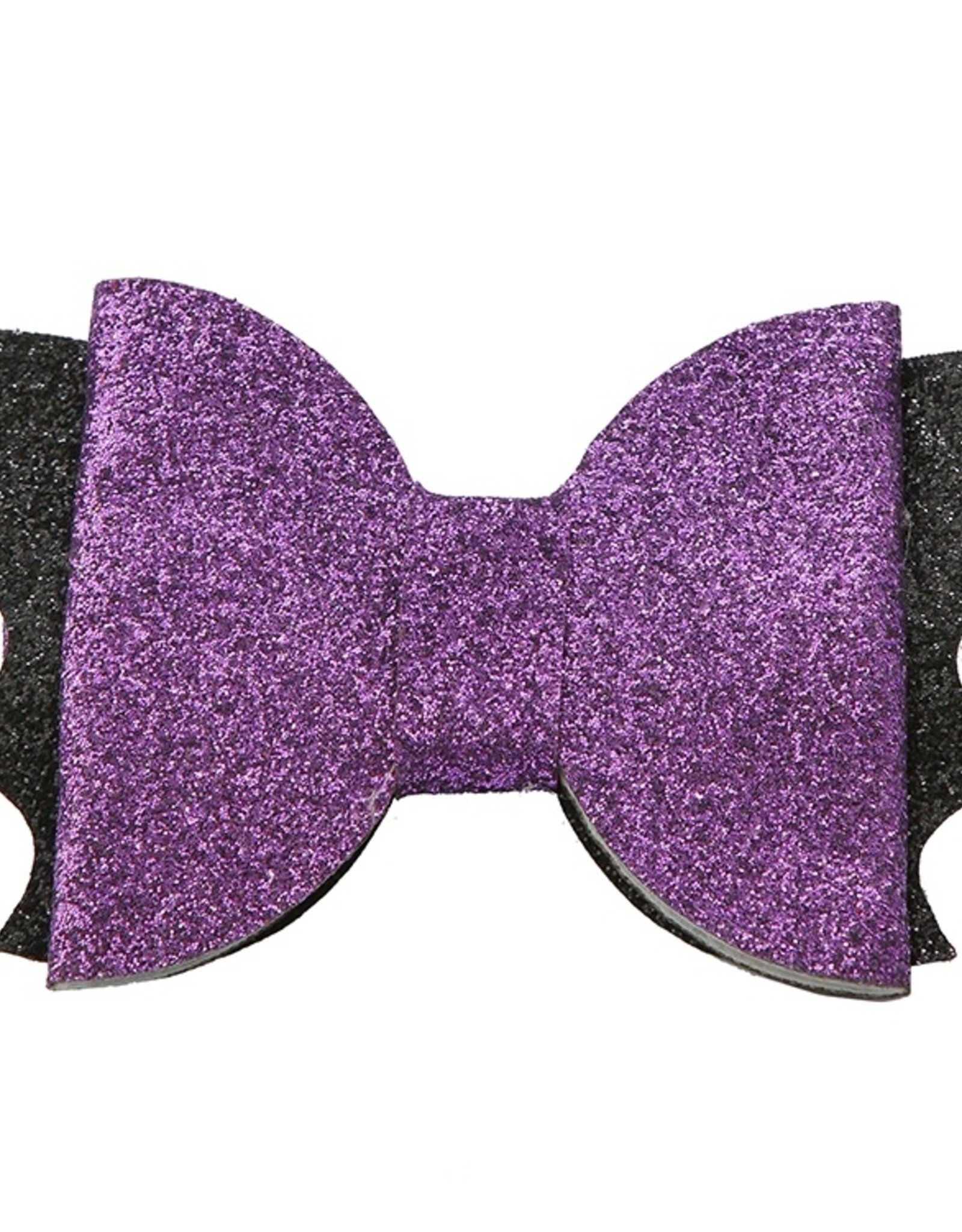 Halloween Bat Glitter Clip or Headband
