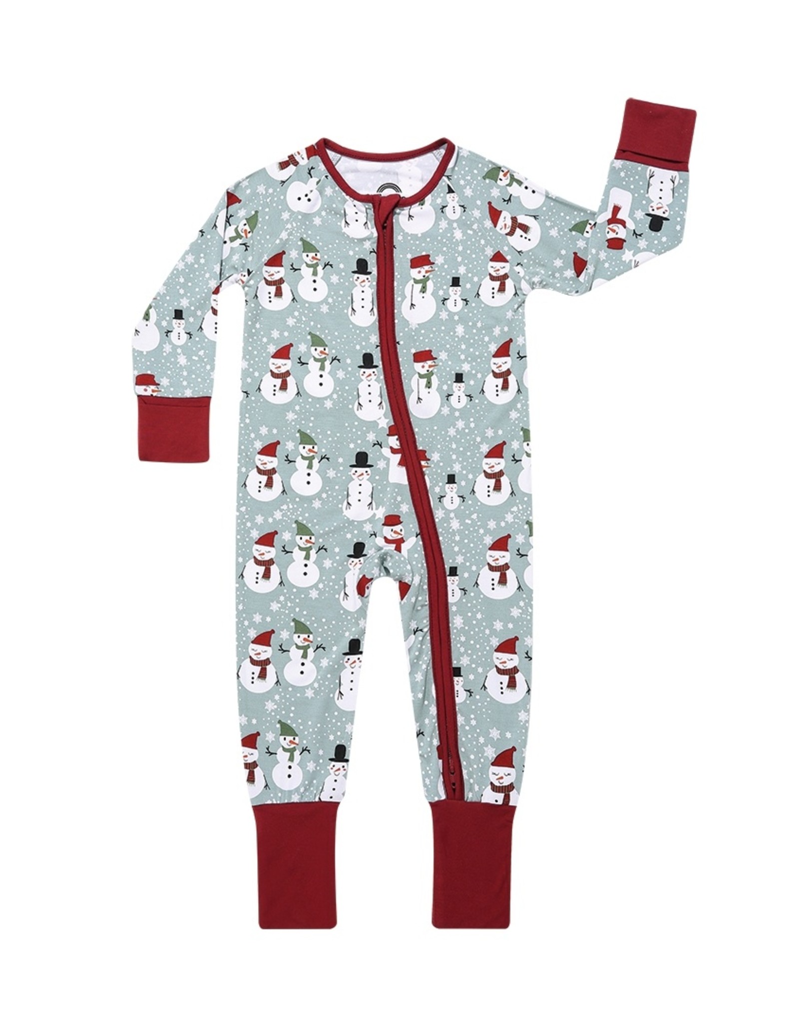 Snow People Convertible Romper Sleeper Pajama