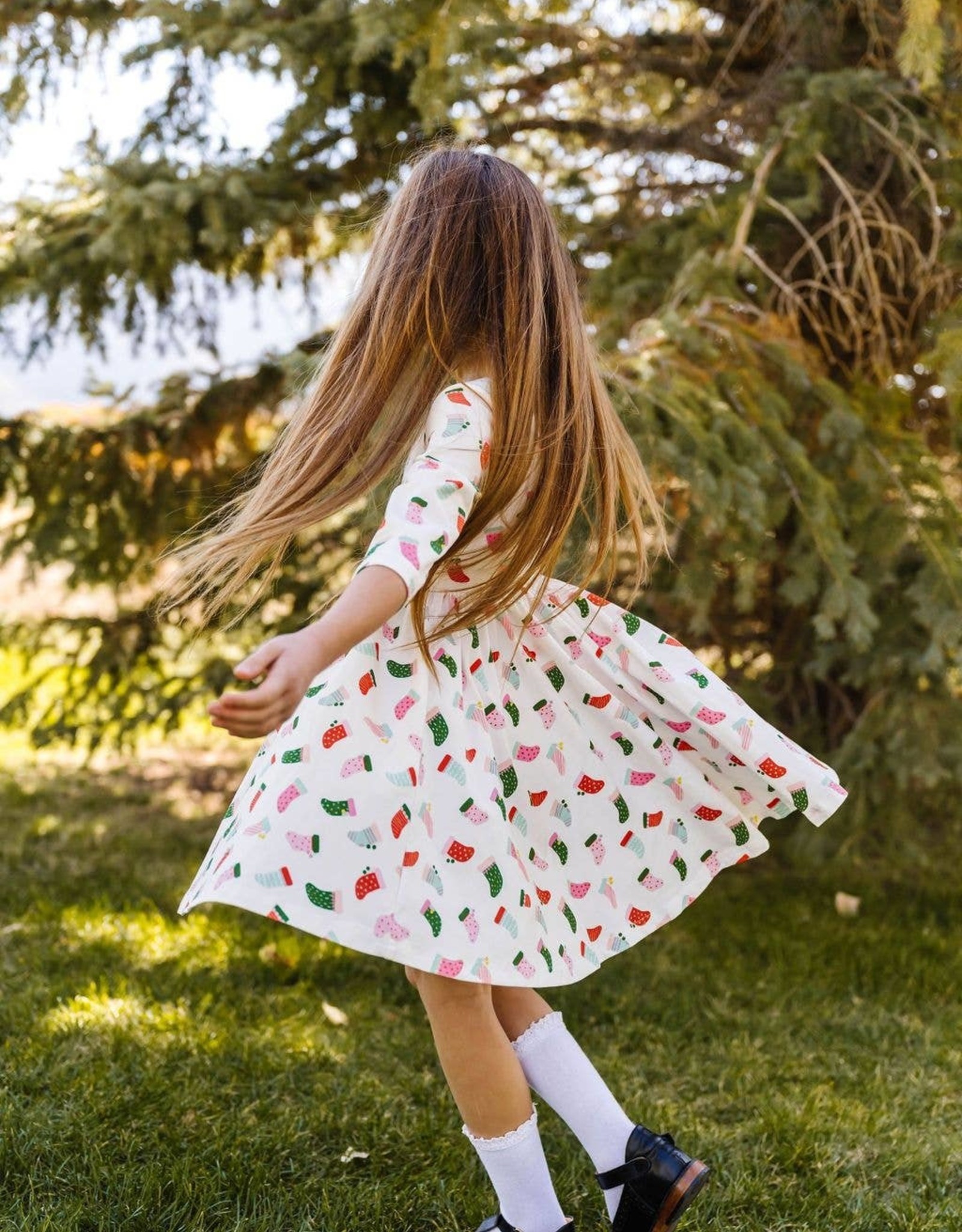 Christmas Stocking Twirl Dress