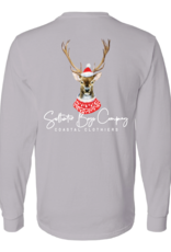 Saltwater Boys Co. SBC Santa Reindeer l/s Grey Tee