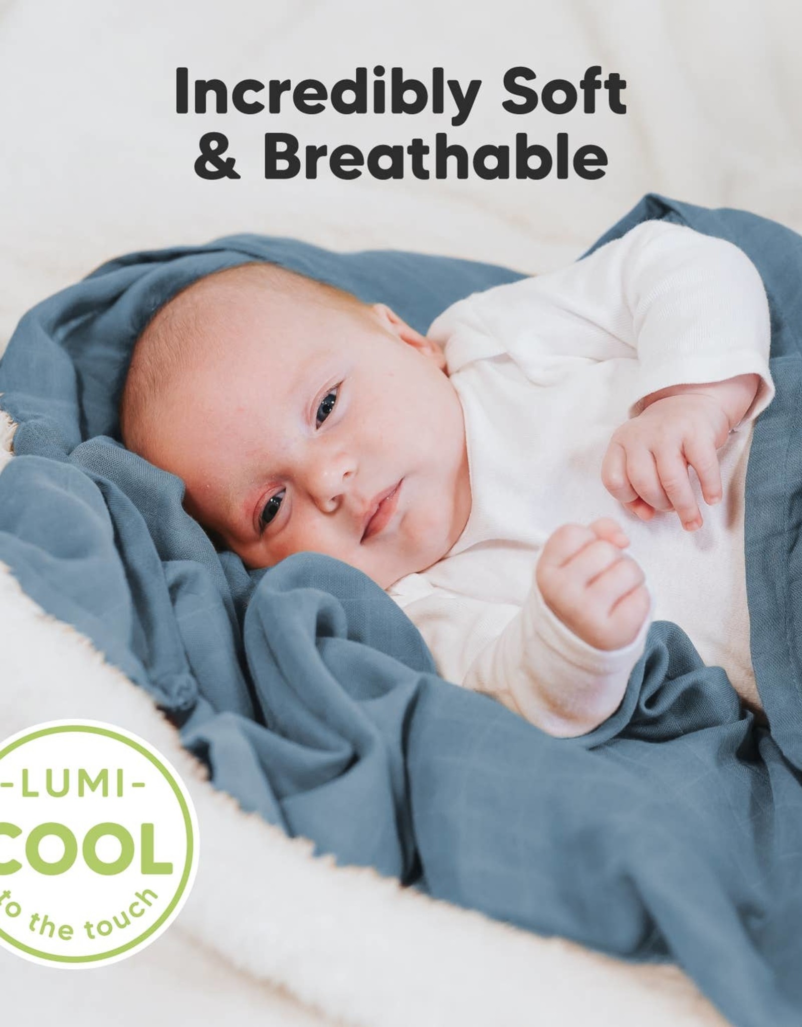 Lumi Muslin Swaddle Blankets