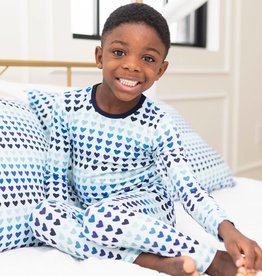 Cascading Blue Hearts 2-Pc PJ Set 5T