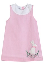 Pink Fuzzy Easter Bunny Swing Dress