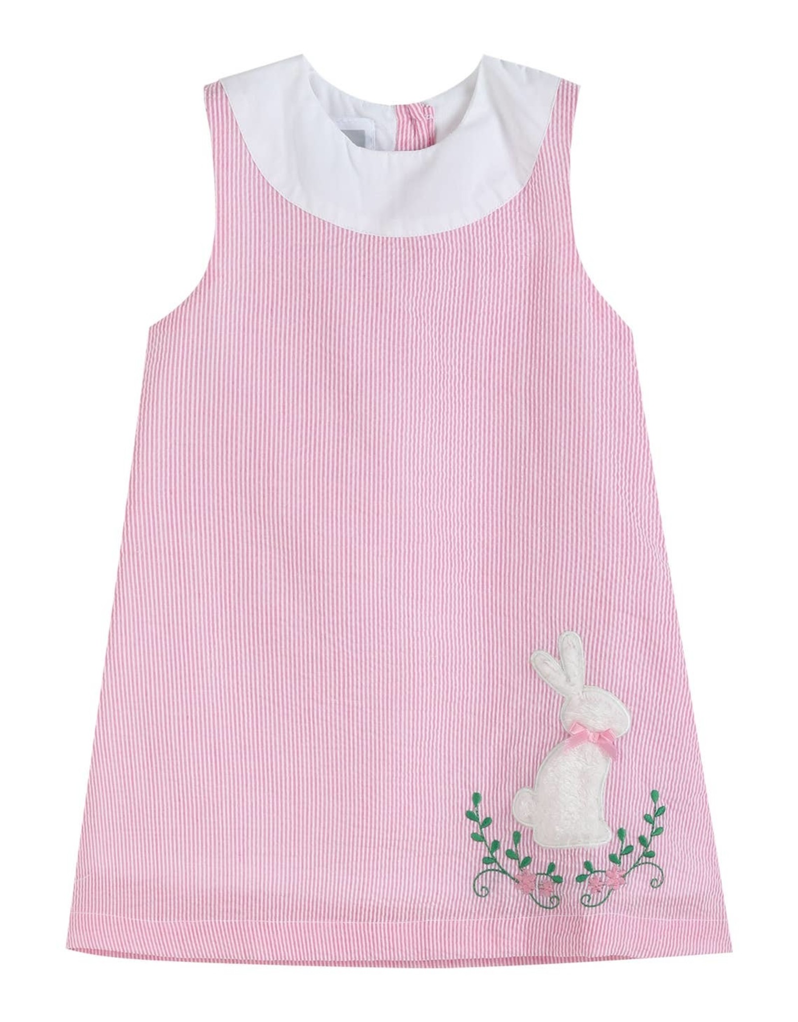 Pink Fuzzy Easter Bunny Swing Dress