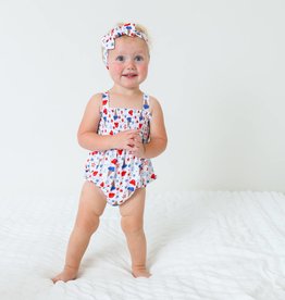 Patriotic Ice Cream Smocked Bubble