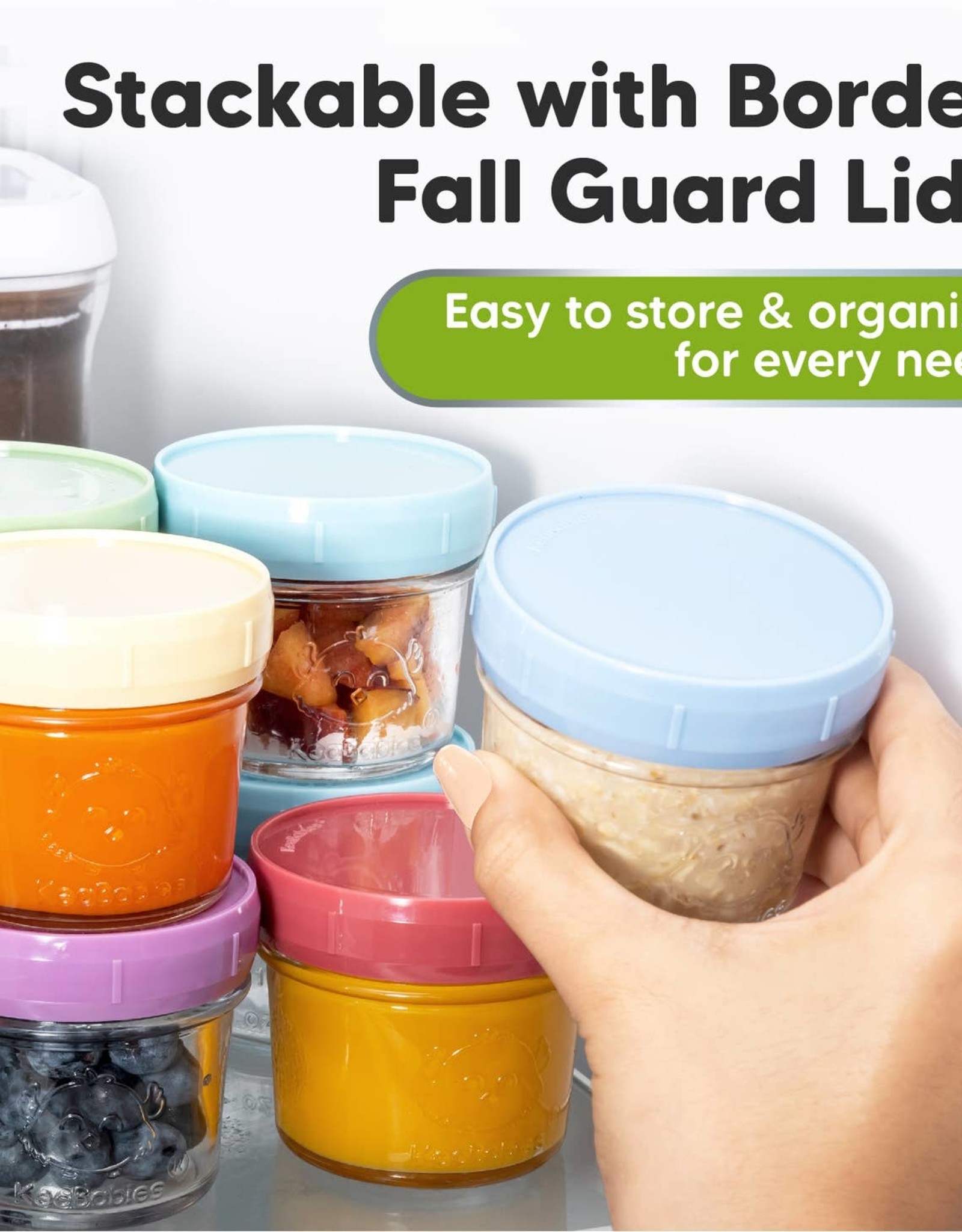 Baby & Kids Fresh Food Prep  Glass Food Storage Jars – Poshinate Kiddos