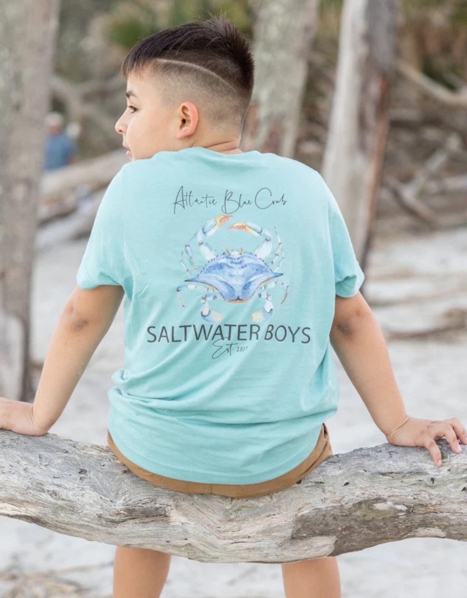 Saltwater Boys Co. ATLANTIC CRAB GRAPHIC TEE 4T