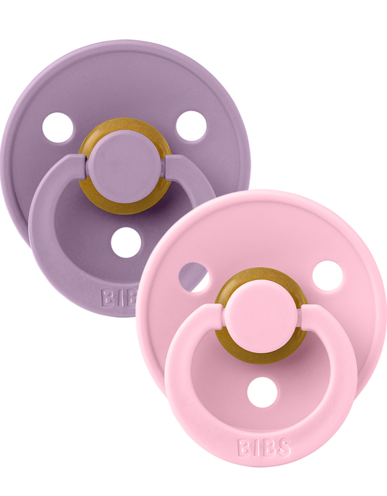 BIBS BIBS Latex Pacifier 2 pk (girl & boy)