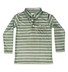 Saltwater Boys Co. Inshore Performance Stripe l/s Polo