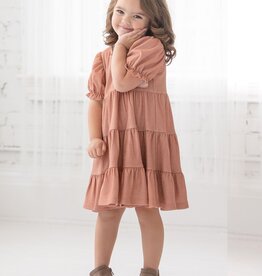 Mabel and Honey Belle of the Ball Tiered Sparkling Knit Dress