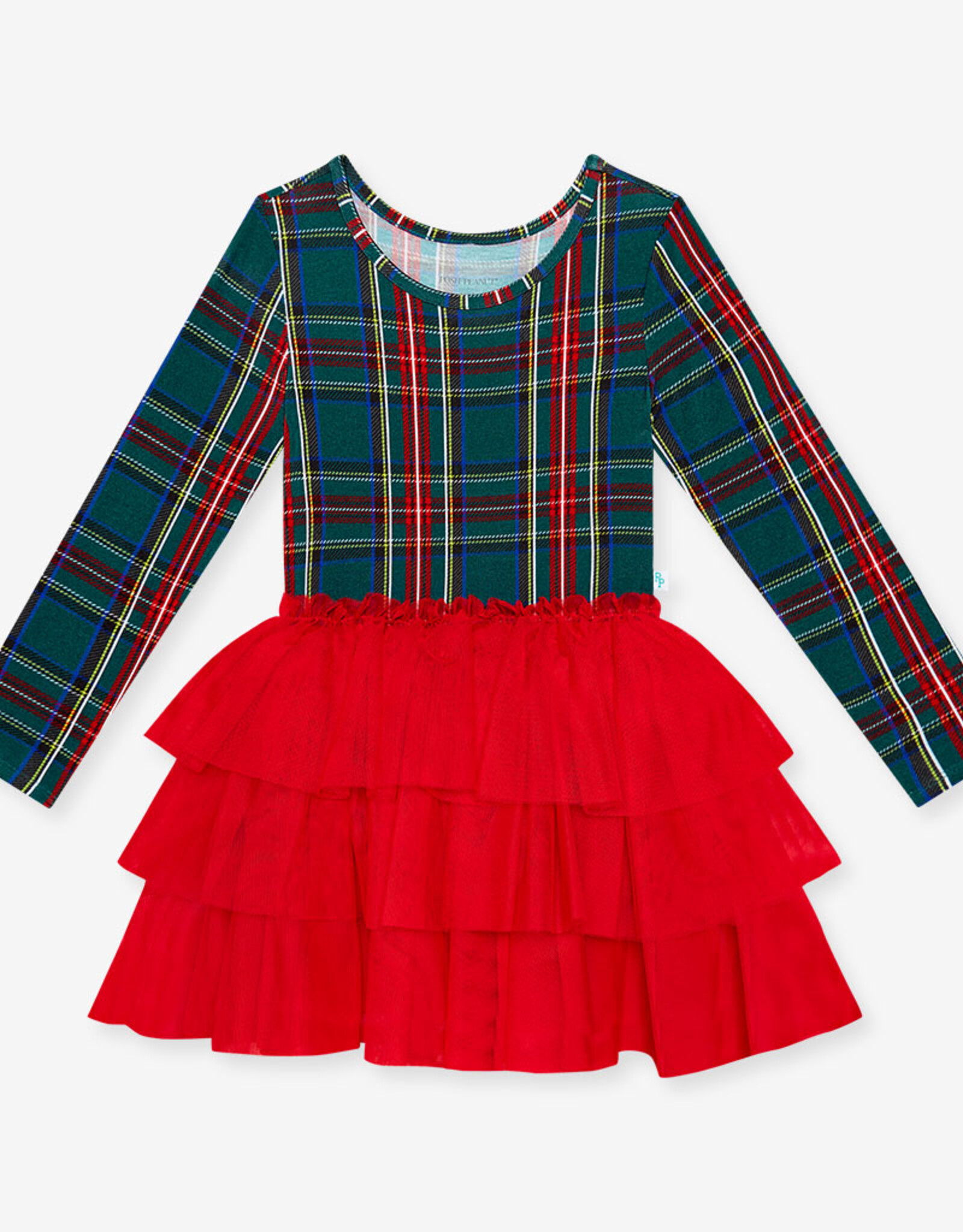 Winter Toddler Baby Girls Clothes Plaid Coat Tops+Tutu Dress