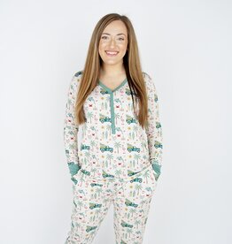 Coastal Christmas Women's Relaxed Lounge Pajama Set