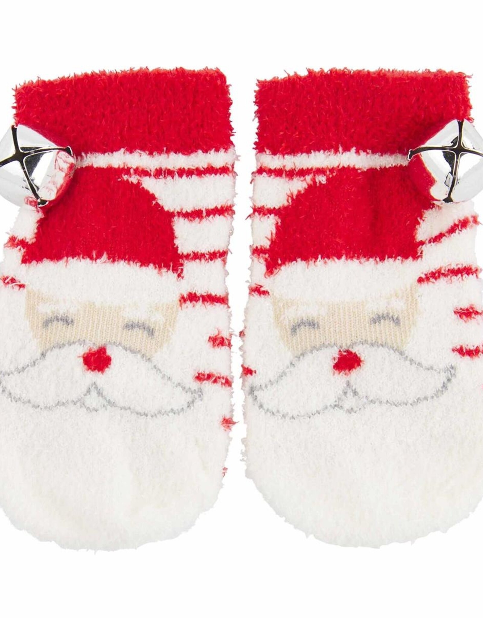Mud Pie Christmas Chenille Jingle Toe Socks