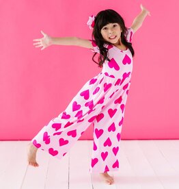 Bums & Roses Perfectly Pink Wide Leg Jumpsuit 4T