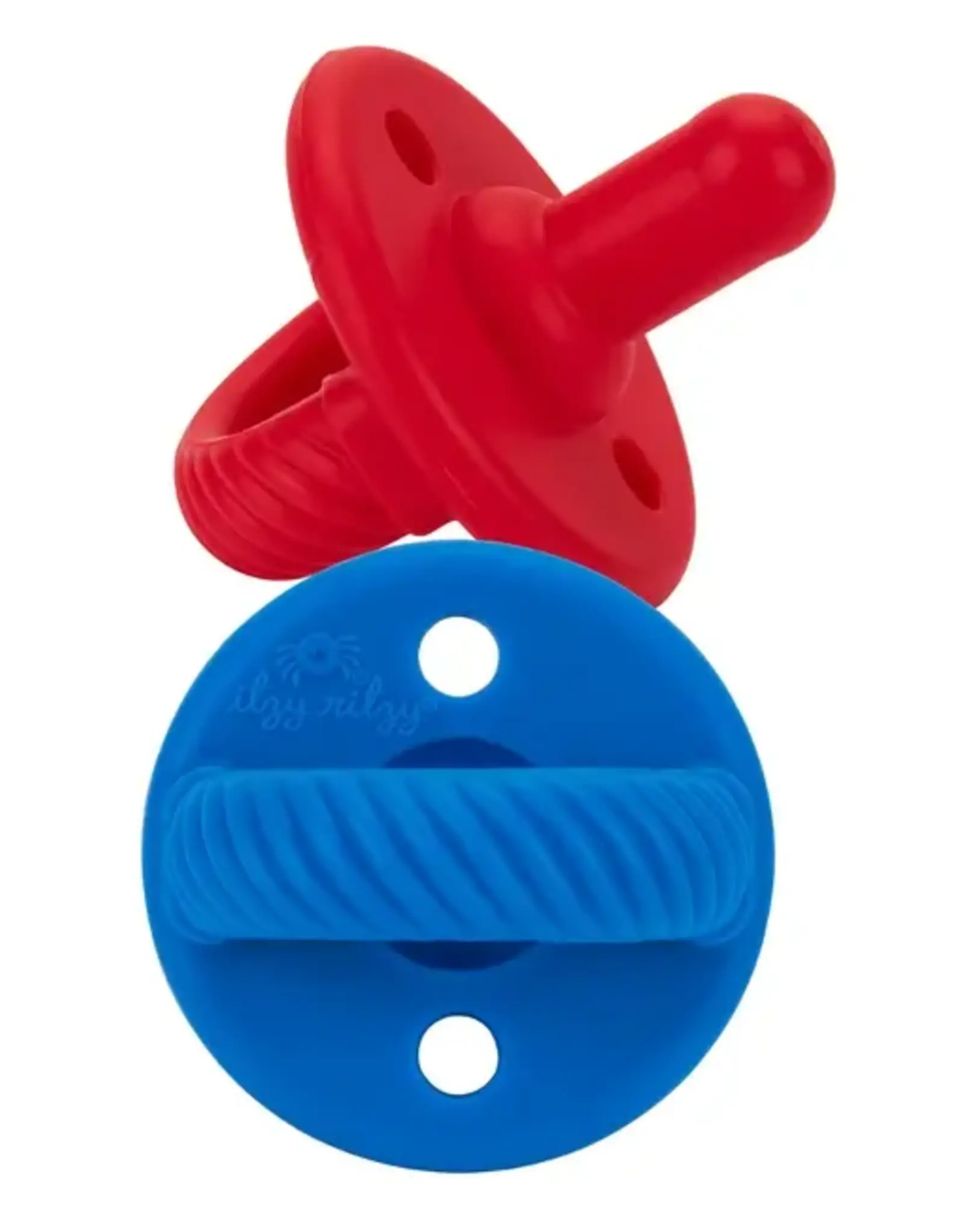 Itzy Ritzy Pacifier Set - Hero Red + Hero Blue Cables