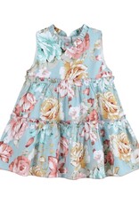 Floral Print Ruffle Tiered Dress
