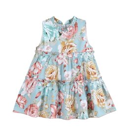 Floral Print Ruffle Tiered Dress