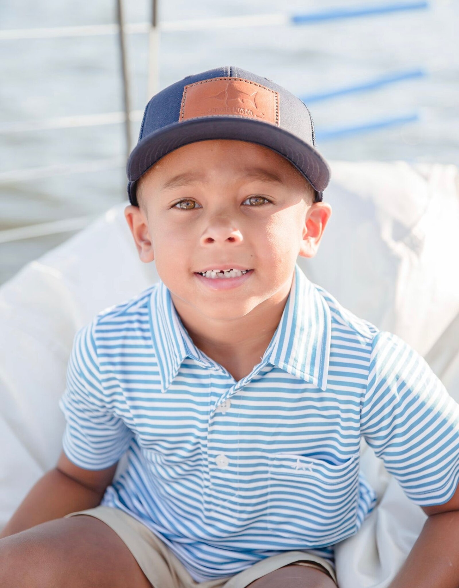 Saltwater Boys Co. Inshore Performance KIDS Polo