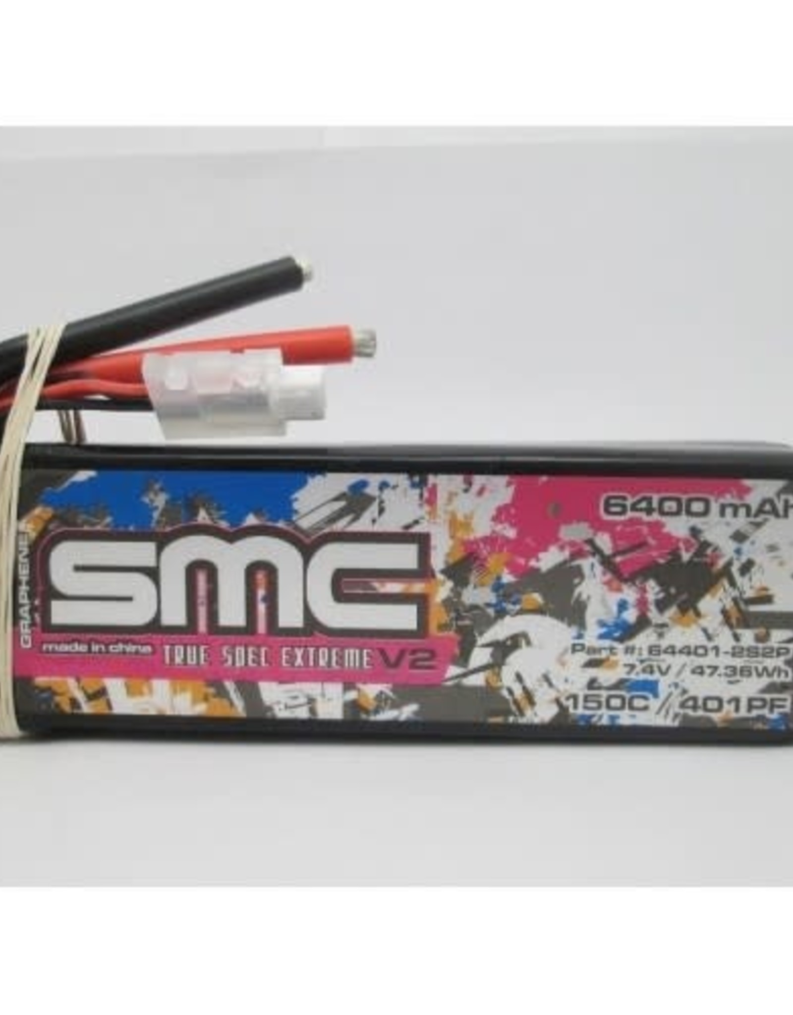 smc64401-4s2p True Spec Extreme Graphene V2 14.8V-6400mAh-150C Softcase