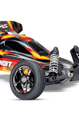 Traxxas TRA4076-4 Red Bandit VXL 1/10 Scale off road Buggy with Stability Management No Battery