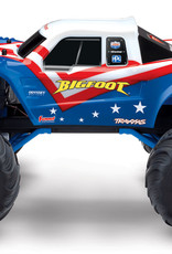Traxxas TRA36084-1 Red White & Blue Bigfoot 1/10 Scale 2WD RTR Monster Truck