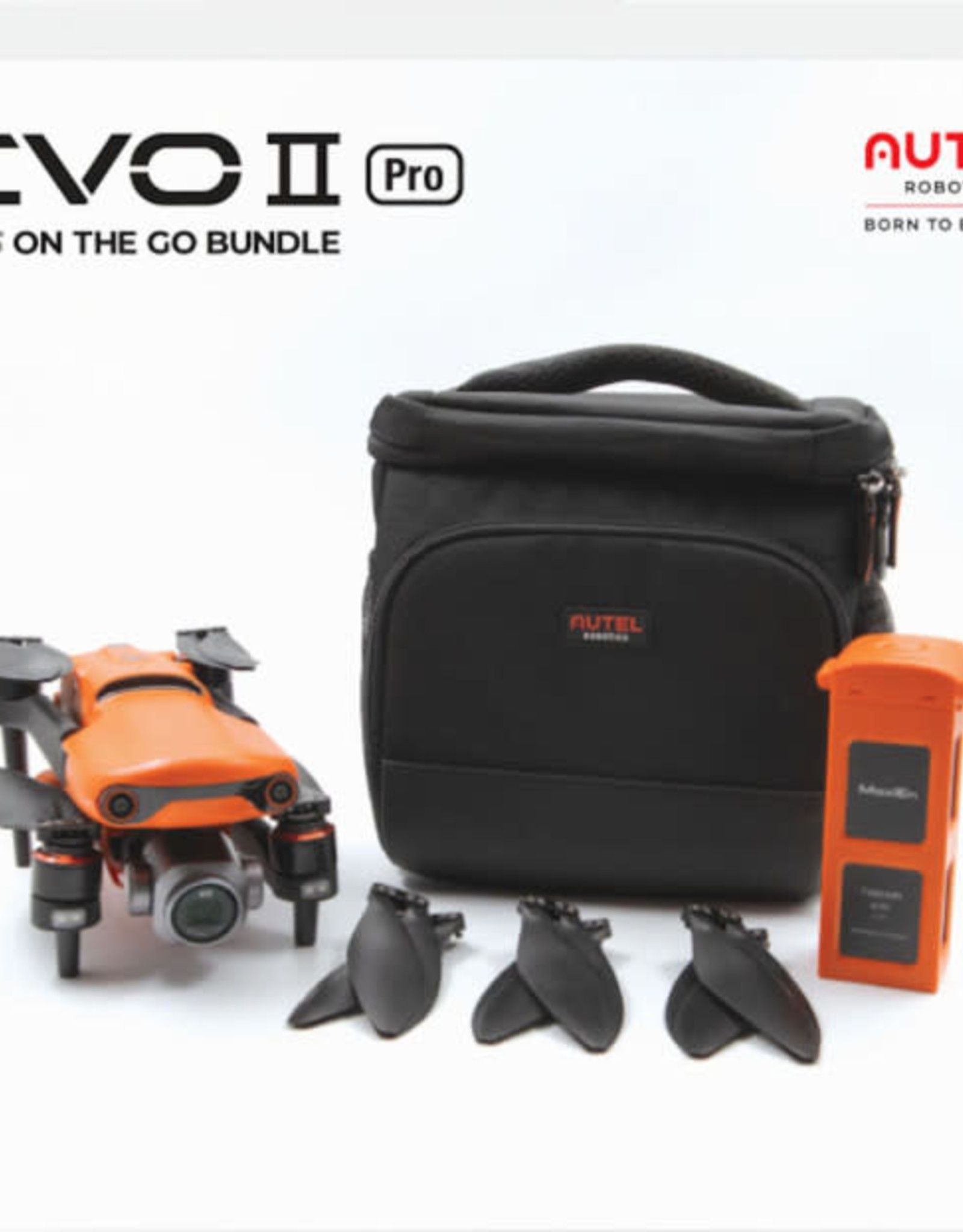 Autel Robotics EVO II Pro 6K Plus On The Go Bundle - Black/Orange