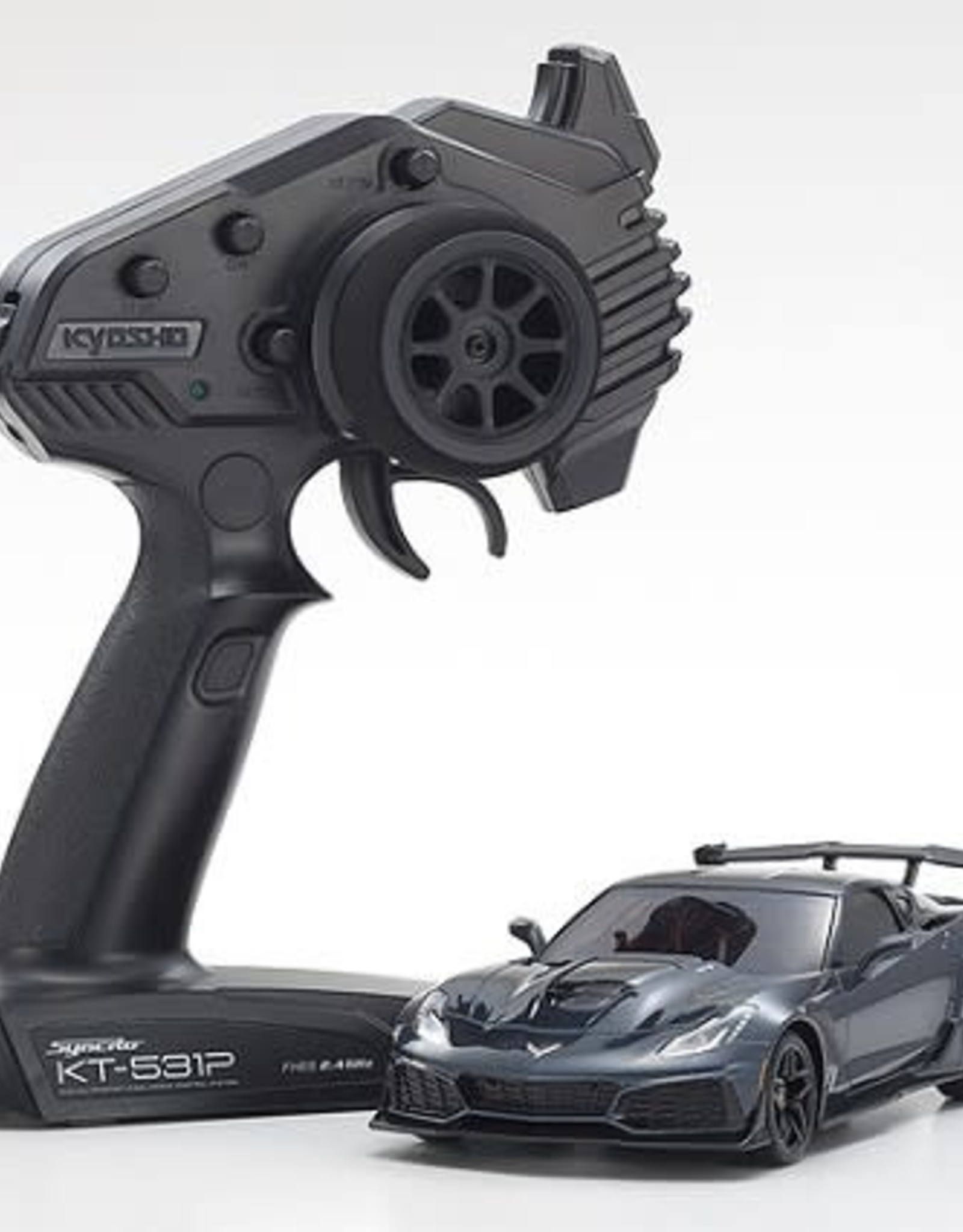 KYOSHO KYO32334GM MINI-Z RWD Corvette ZR1 Shadow Gray Metallic w/LED