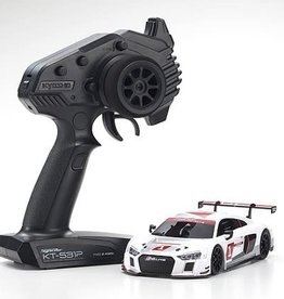 KYOSHO KYO32323AS-B MINI-Z RWD Audi R8 LMS White 2015 MR-03 Readyset