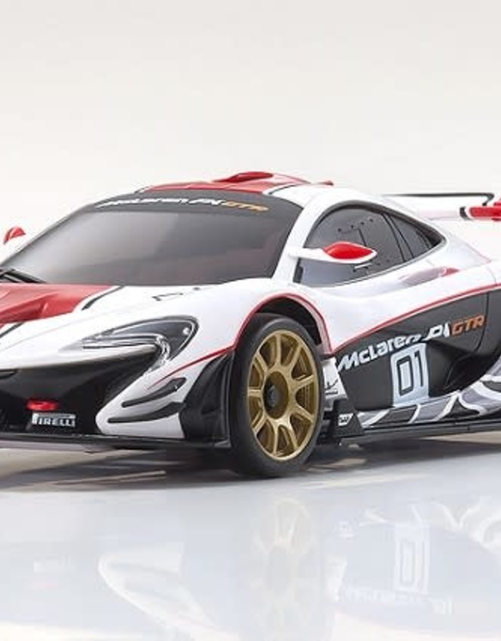 KYOSHO KYOMZP235WR ASC MR-03W-MM ASC McLaren P1 GTR White/Red