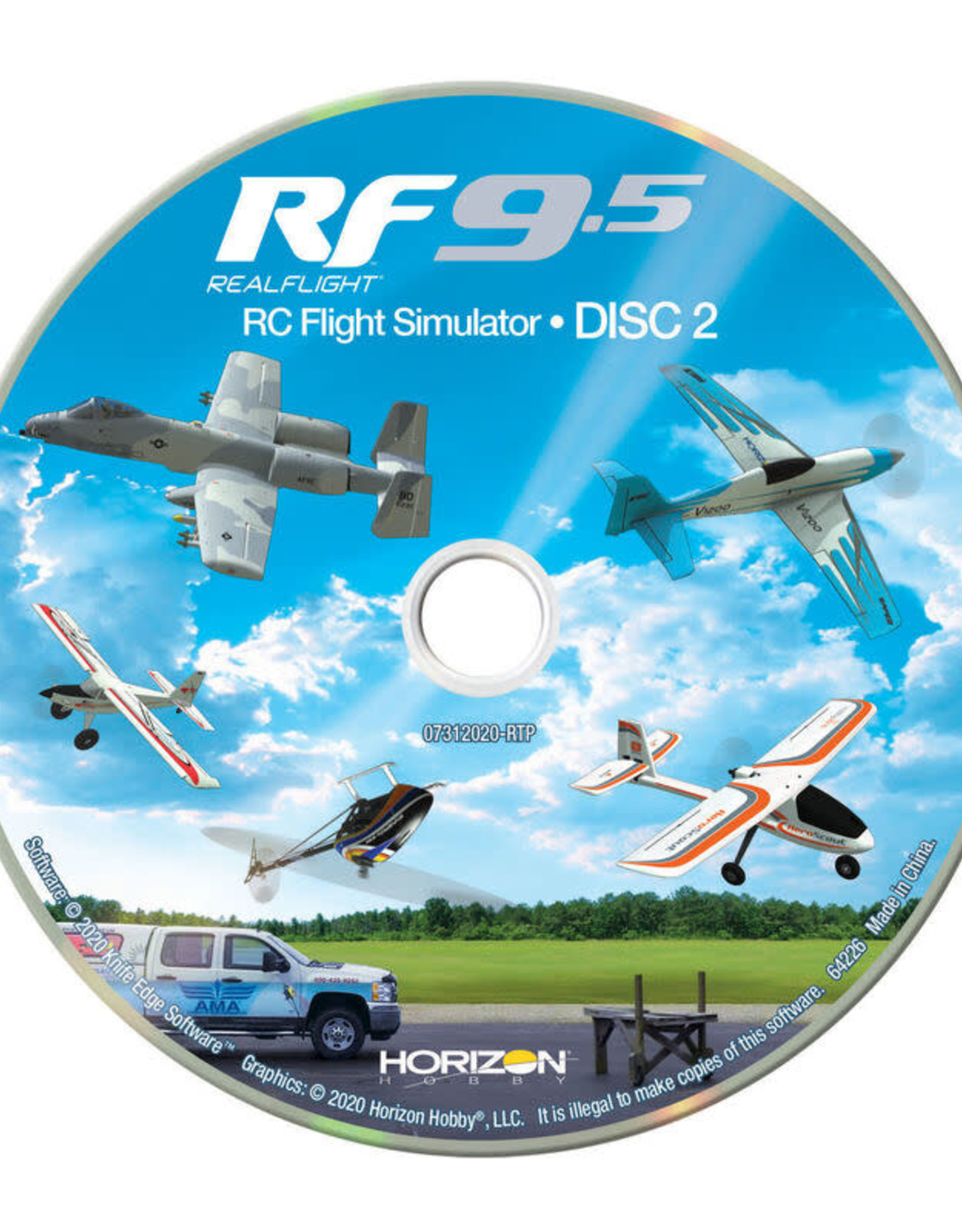 RFL1200 RealFlight 9.5 Sim w/Spektrum Controller