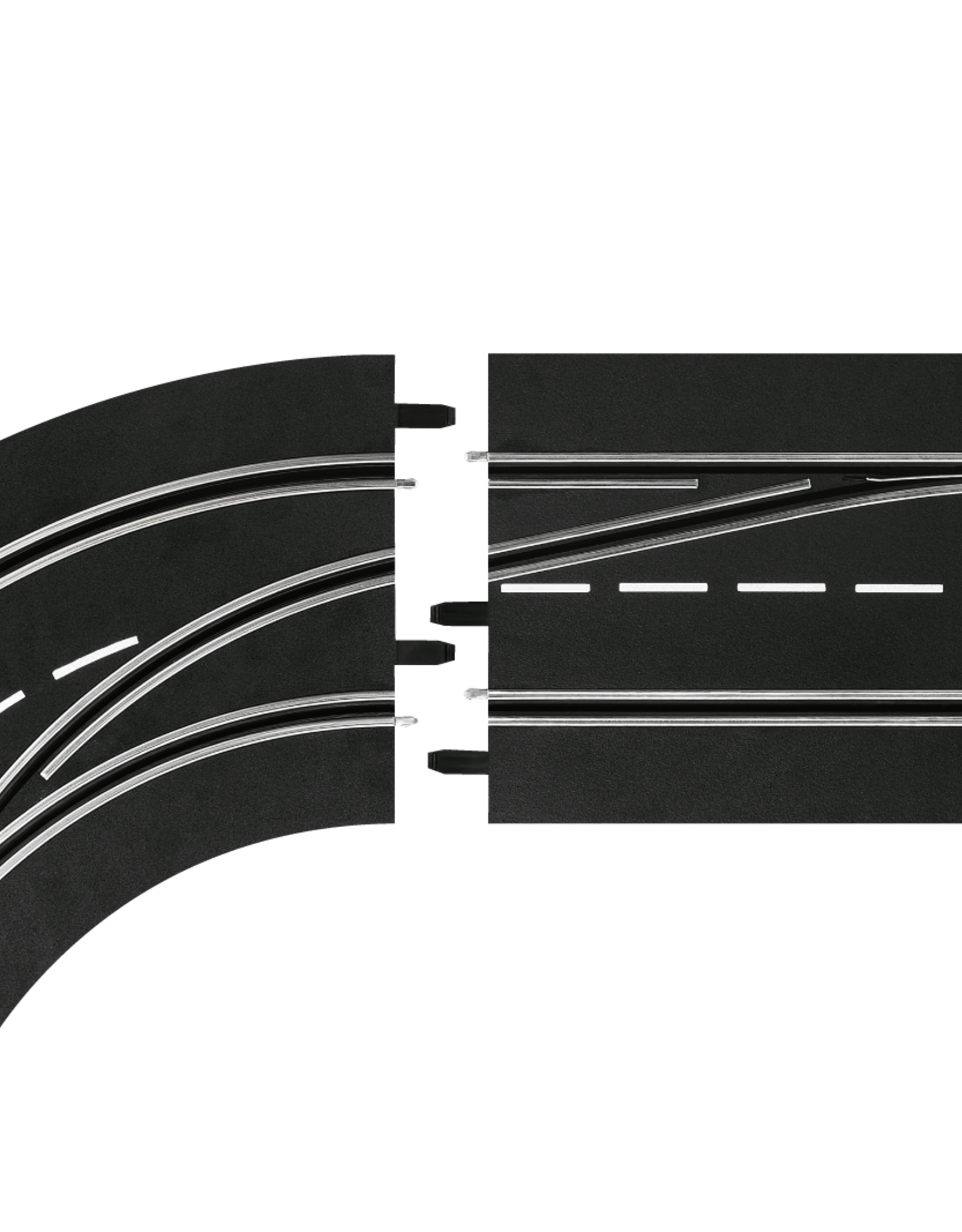 carrera CAR30363 Lane Change Curve, Left (Out to In), Digital 124/132