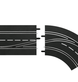 carrera CAR30364 Lane Change Curve, Right (In to Out), Digital 124/132