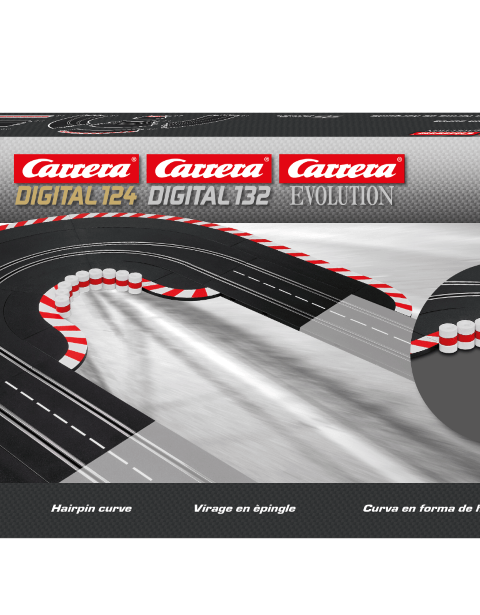 carrera CAR20613 Hairpin Curve 1/60, Digital 124/132 & Analog