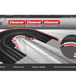 carrera CAR20613 Hairpin Curve 1/60, Digital 124/132 & Analog