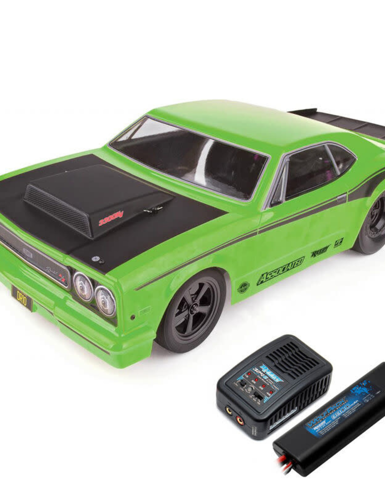 Team Associated ASC70026C DR10 RTR LiPo Combo: Green