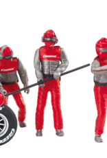 carrera CAR21131 Set of figures, mechanics, Carrera Crew (Red)