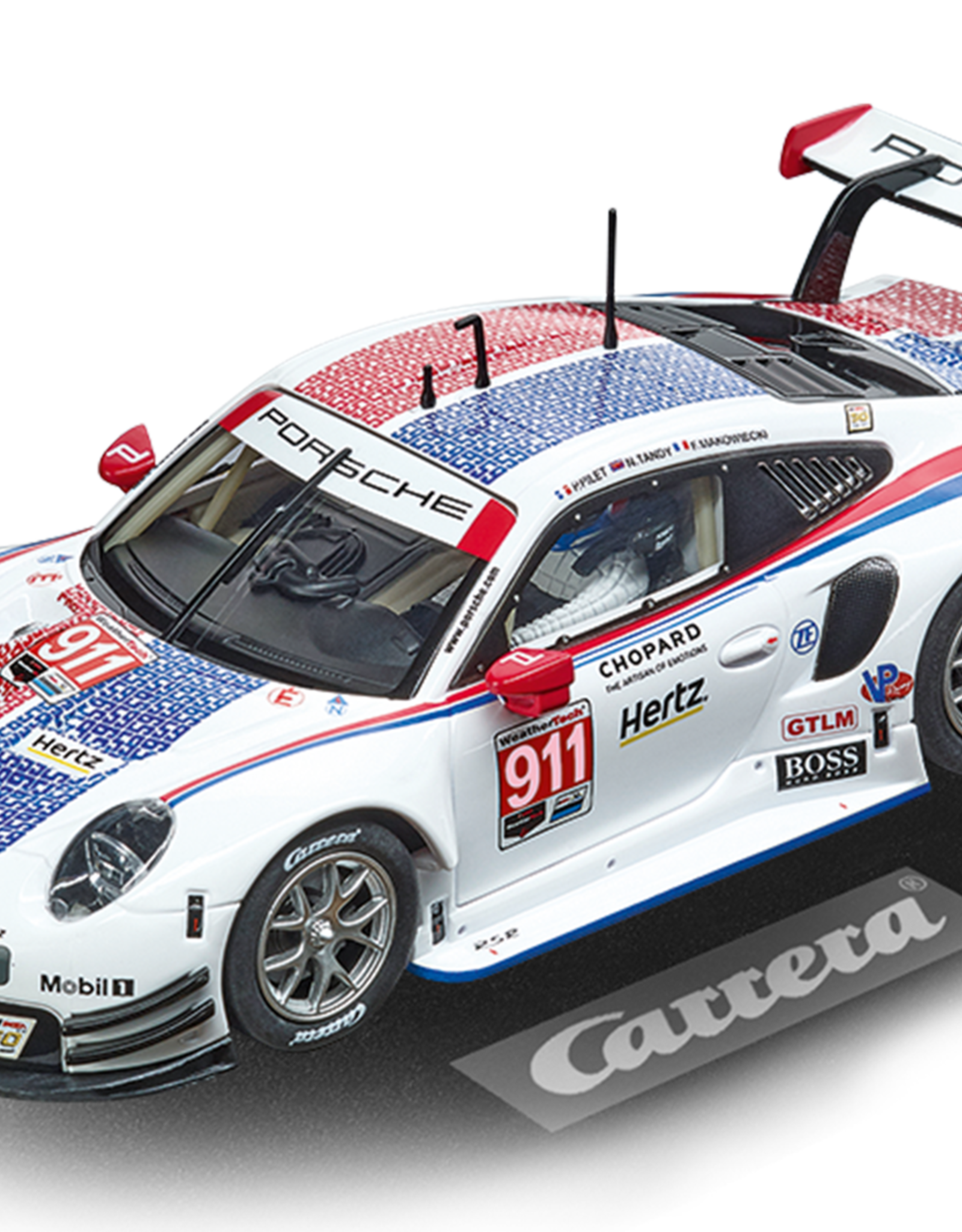 carrera CAR30915 Porsche 911 RSR Porsche GT Team #911, Digital 132 w/Lights